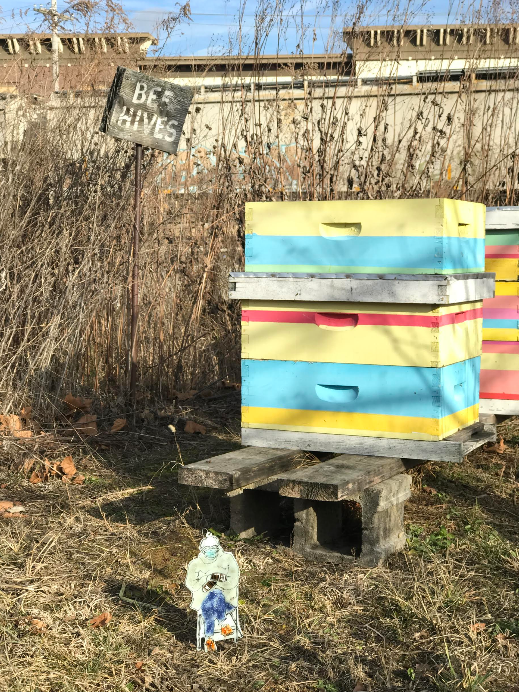 Bernie Sanders Garden Stake